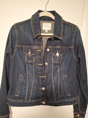 Torrid Dark Blue Denim Jacket - Classic Women's Jean Jacket